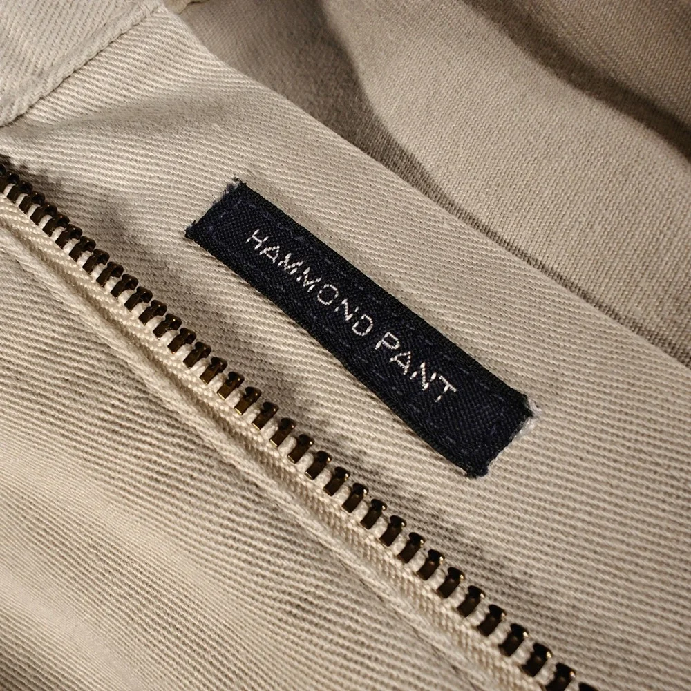 Vintage USA Polo Ralph Lauren Hammond Pant Mens 36x31 Stone Pleated Chino Andrew